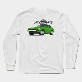 240z Fairlady classic sport coupe green Long Sleeve T-Shirt